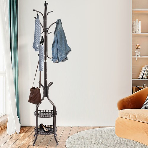 Bronze free standing coat - bronze,