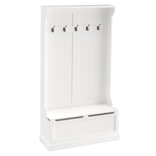 Hall tree storage bench - hall,