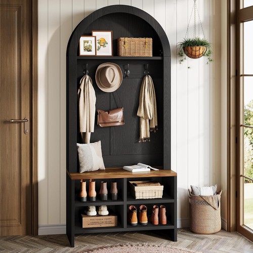 Hall tree with - hall, shoe
