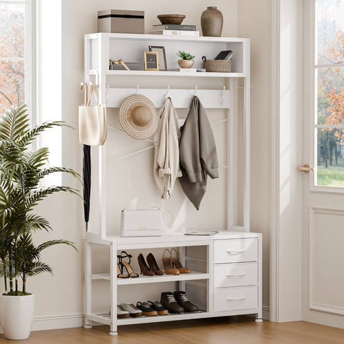 Hall tree entryway - in, 1